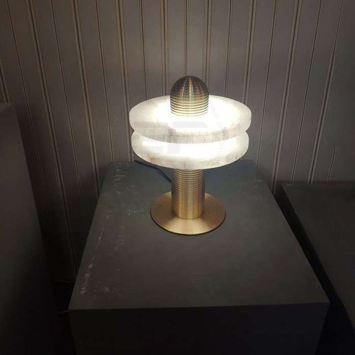 Luxury decorative marble LED table lamp