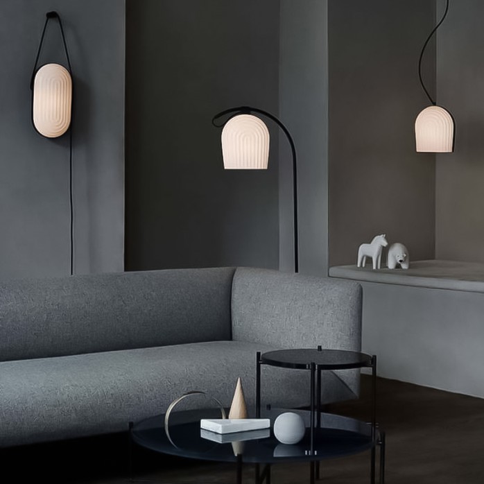 Creative personality simple high pole floor lamp