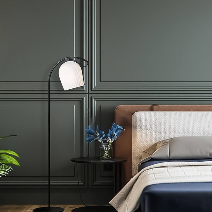 Creative personality simple high pole floor lamp