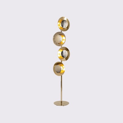 Light luxury simple creative four-head floor lamp