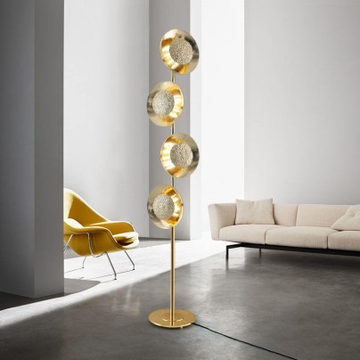 Light luxury simple creative four-head floor lamp
