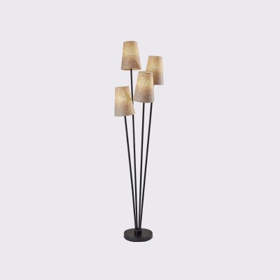 Modern simple four-head decorative floor lamp