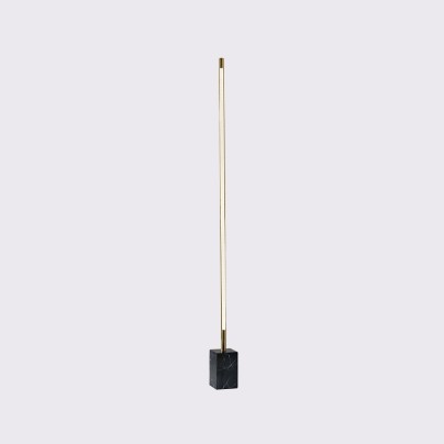 Modern vertical creative marble floor lamp