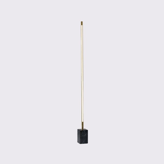 Modern vertical creative marble floor lamp