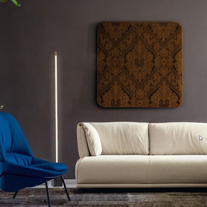 Modern vertical creative marble floor lamp