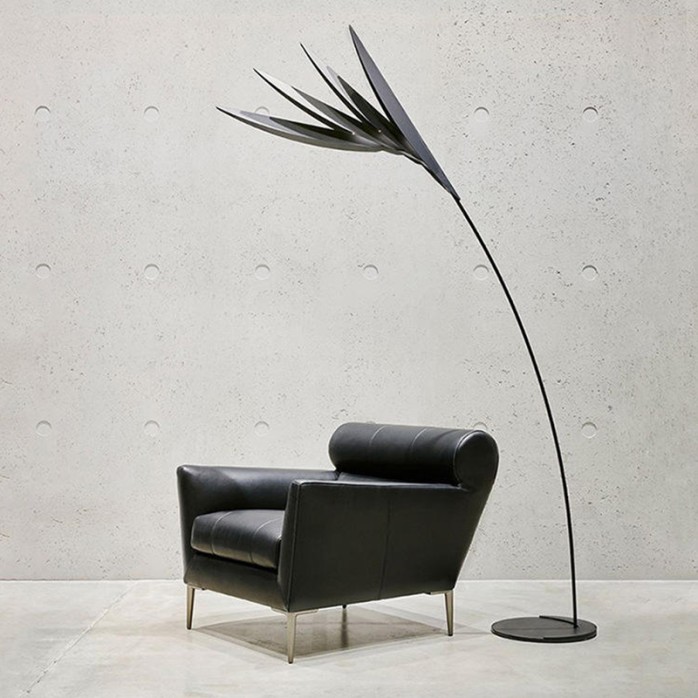 Leaf shape creative decorative LED floor lamp