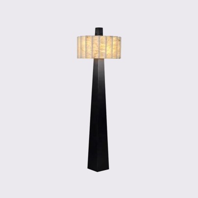 Modern luxury alabaster vertical decorative floor lamp