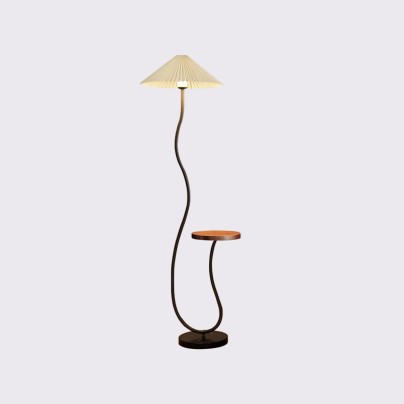 Smart decorative wireless fast charging LED floor lamp