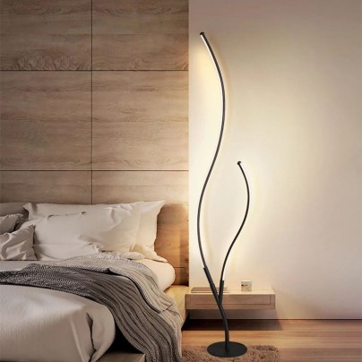 Modern tree-shaped decorative LED floor lamp