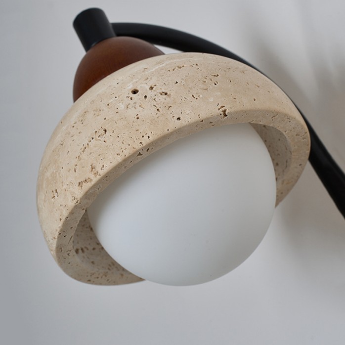 Retro style cave stone LED wall light