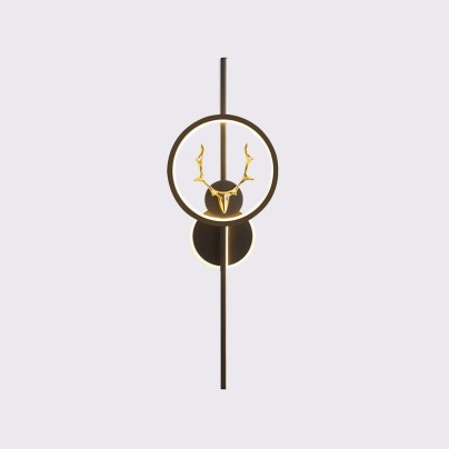 Creative personality simple antler decorative wall lamp
