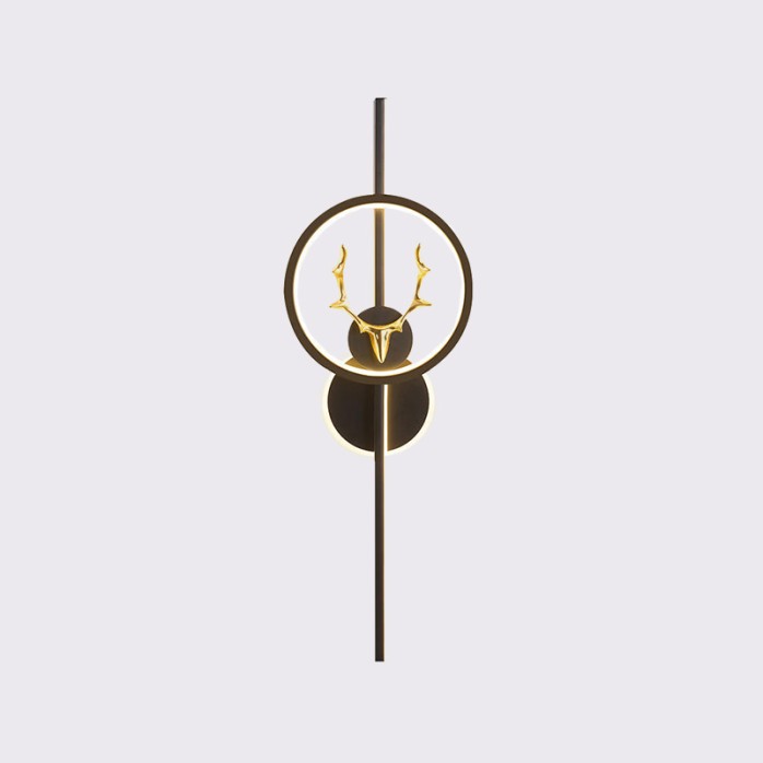 Creative personality simple antler decorative wall lamp