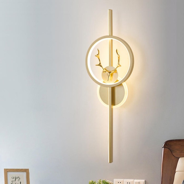 Creative personality simple antler decorative wall lamp