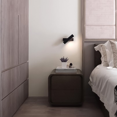 Simple modern creative rotating wall lamp