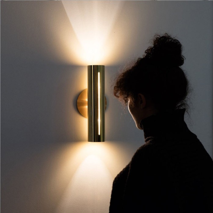 Vintage wrought iron durable LED wall lamp