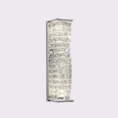 Luxury crystal lampshade LED wall lamp