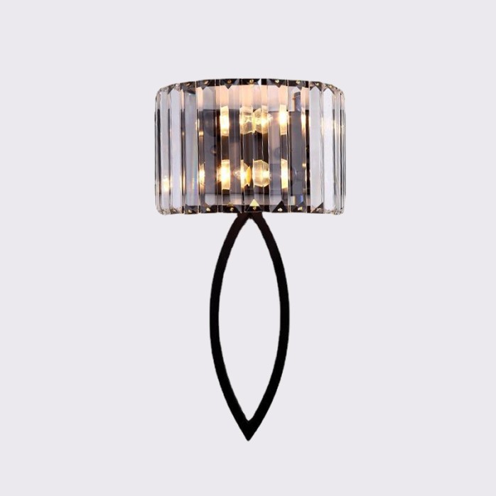 Modern crystal decorative LED wall lamp