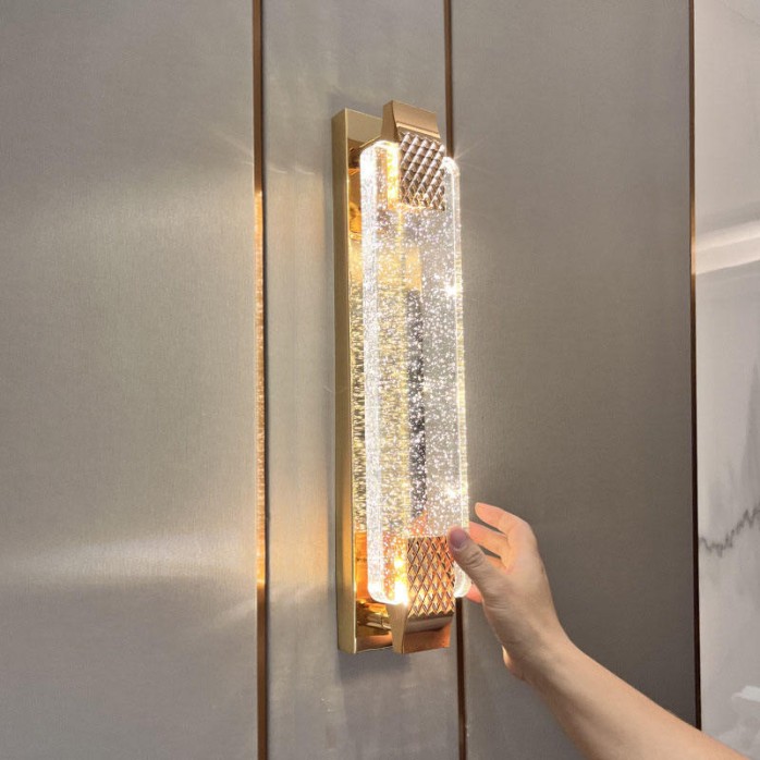 Bubble crystal 3-color LED wall lamp